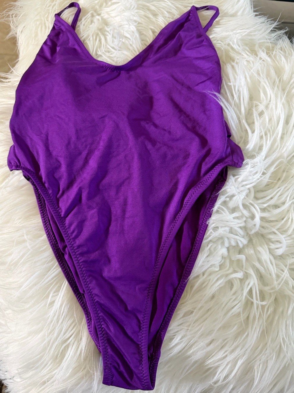 Zara Purple One-Piece Swimsuit